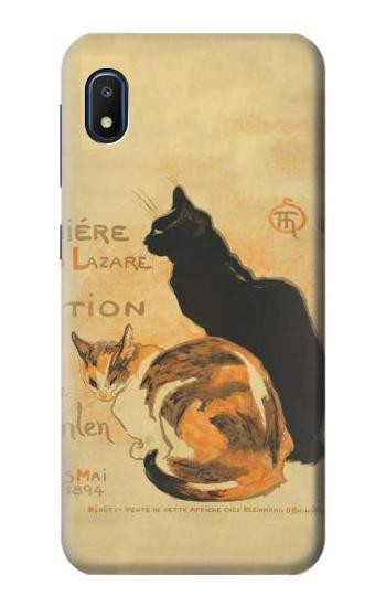 S3229 Vintage Cat Poster Etui Coque Housse pour Samsung Galaxy A10e